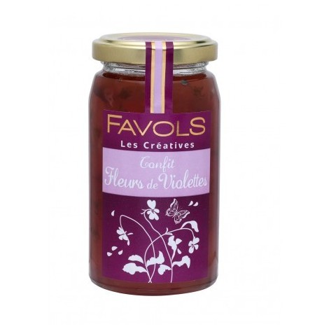 Confit de fleurs de violettes