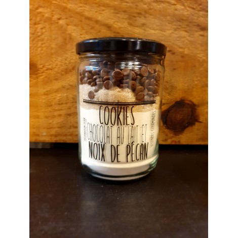 Cookies chocolat au lait noix de pécan