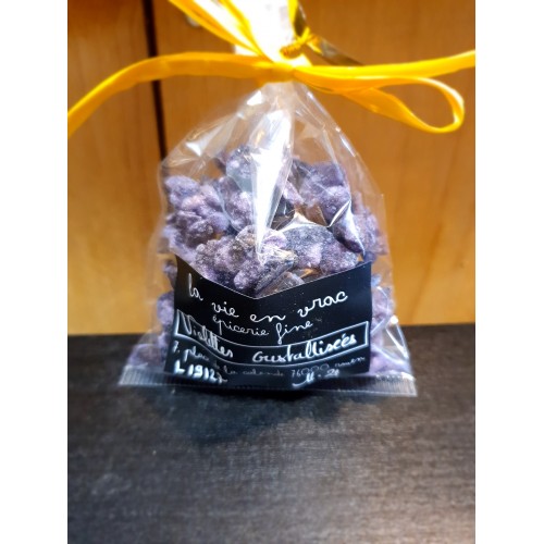 Fleurs de violette cristallisées